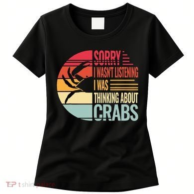 crab crabmeat seafood crabbing crabs crabby Women's T-Shirt