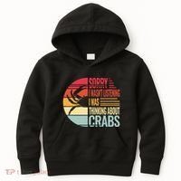 crab crabmeat seafood crabbing crabs crabby Kids Hoodie thumb 0