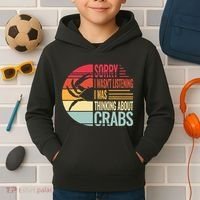 crab crabmeat seafood crabbing crabs crabby Kids Hoodie thumb 2