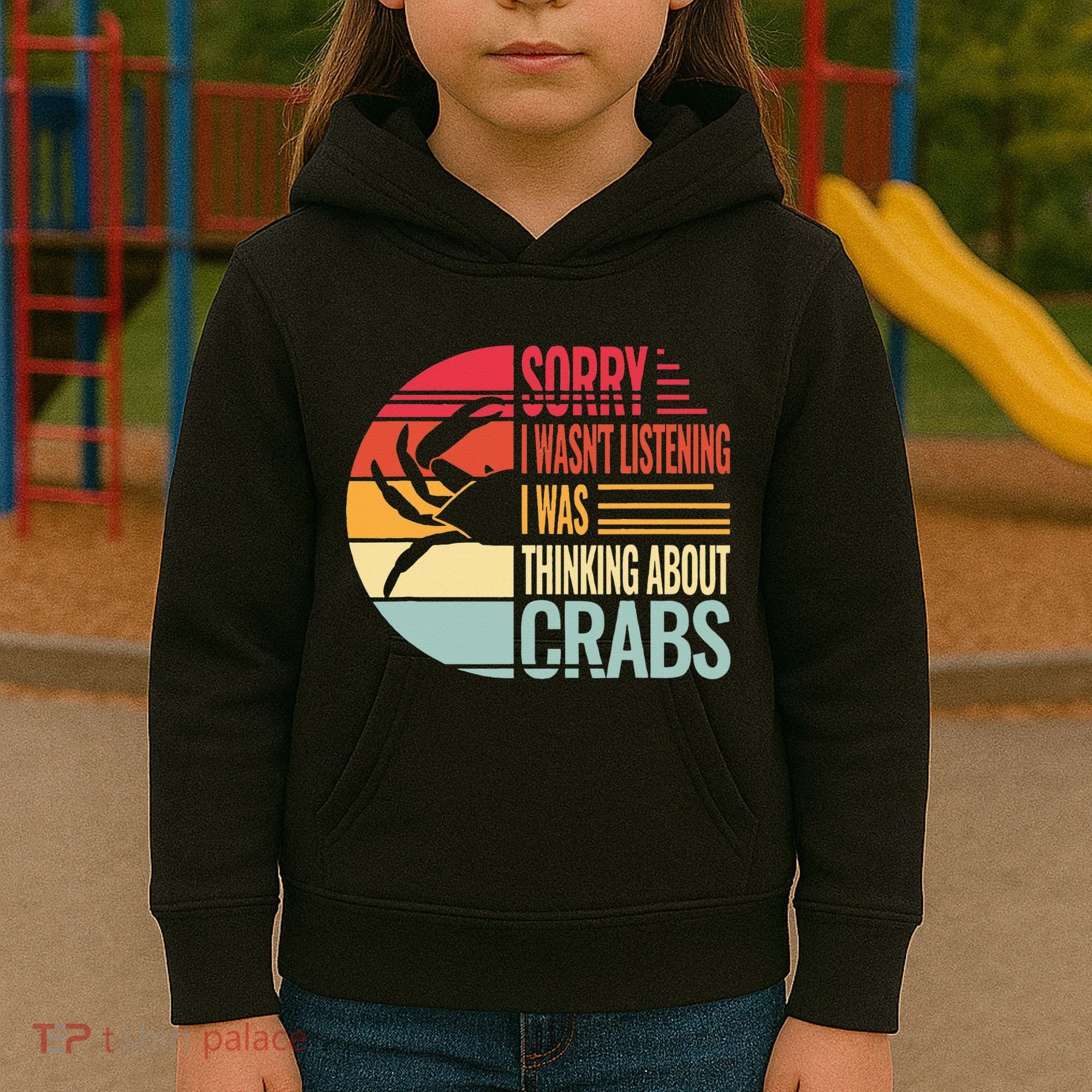 crab crabmeat seafood crabbing crabs crabby Kids Hoodie
