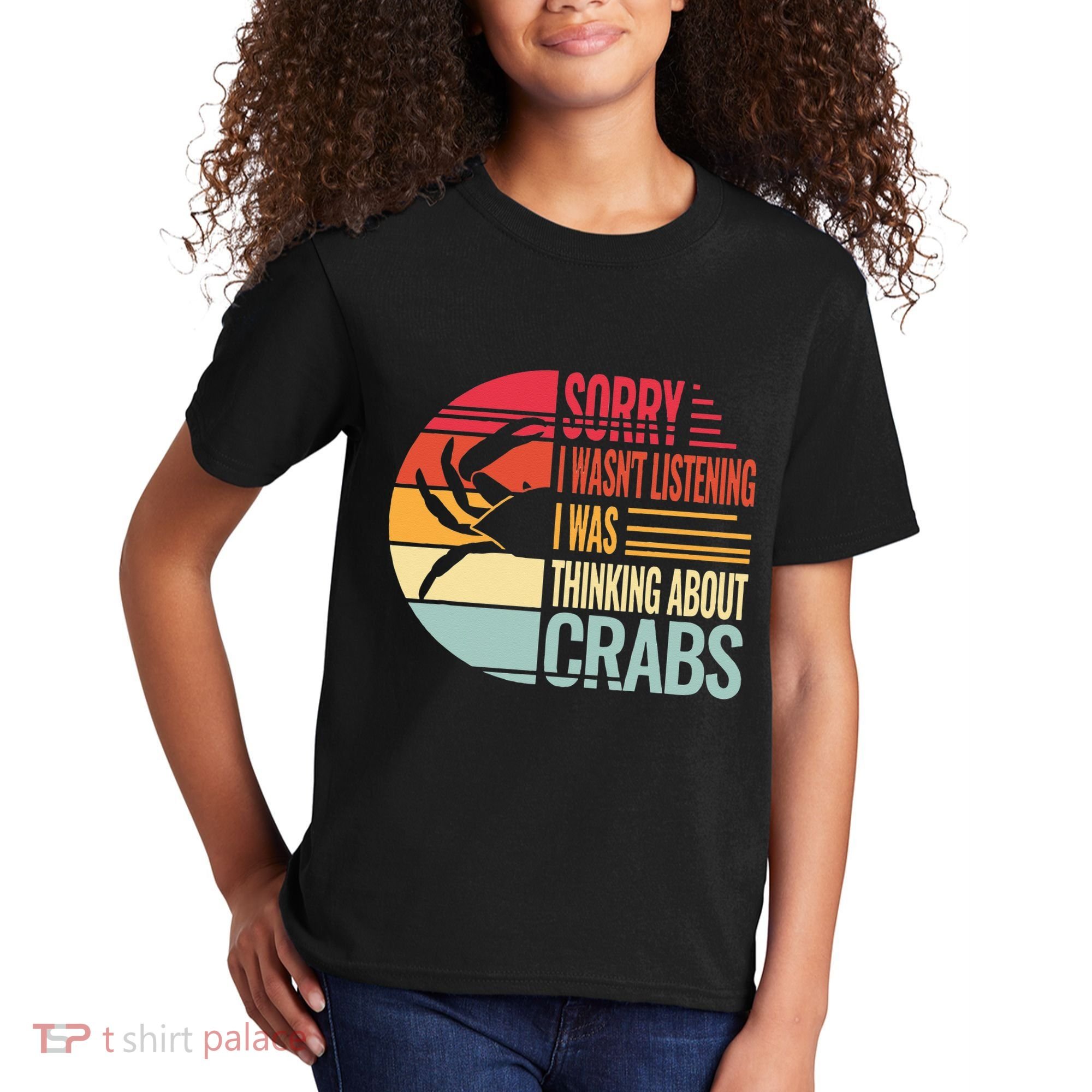 crab crabmeat seafood crabbing crabs crabby Kids T-Shirt