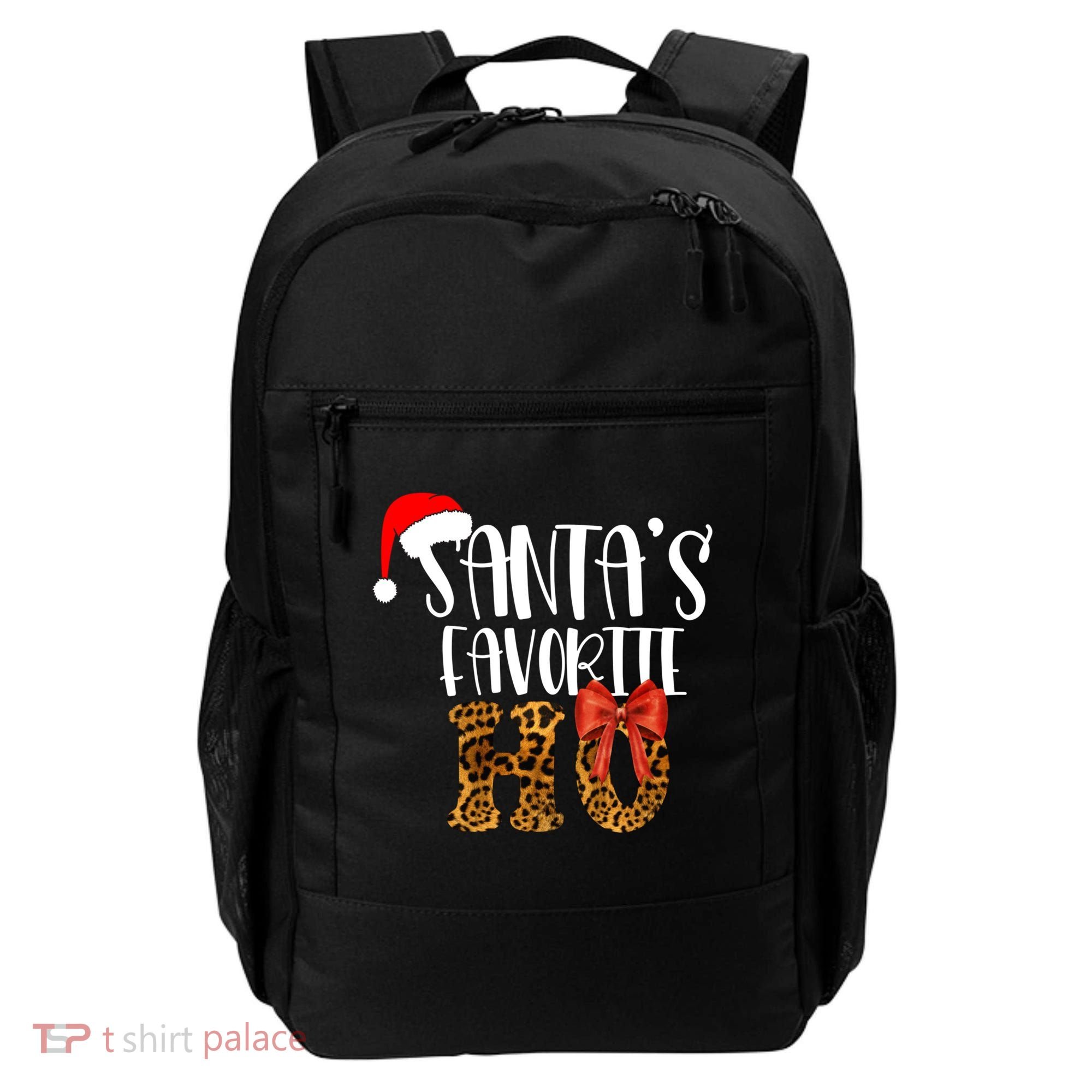 Cute Cheetah SantaS Favorite Ho Christmas S Gift Backpack