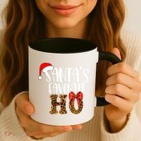 Cute Cheetah SantaS Favorite Ho Christmas S Gift Coffee Mug thumb 3