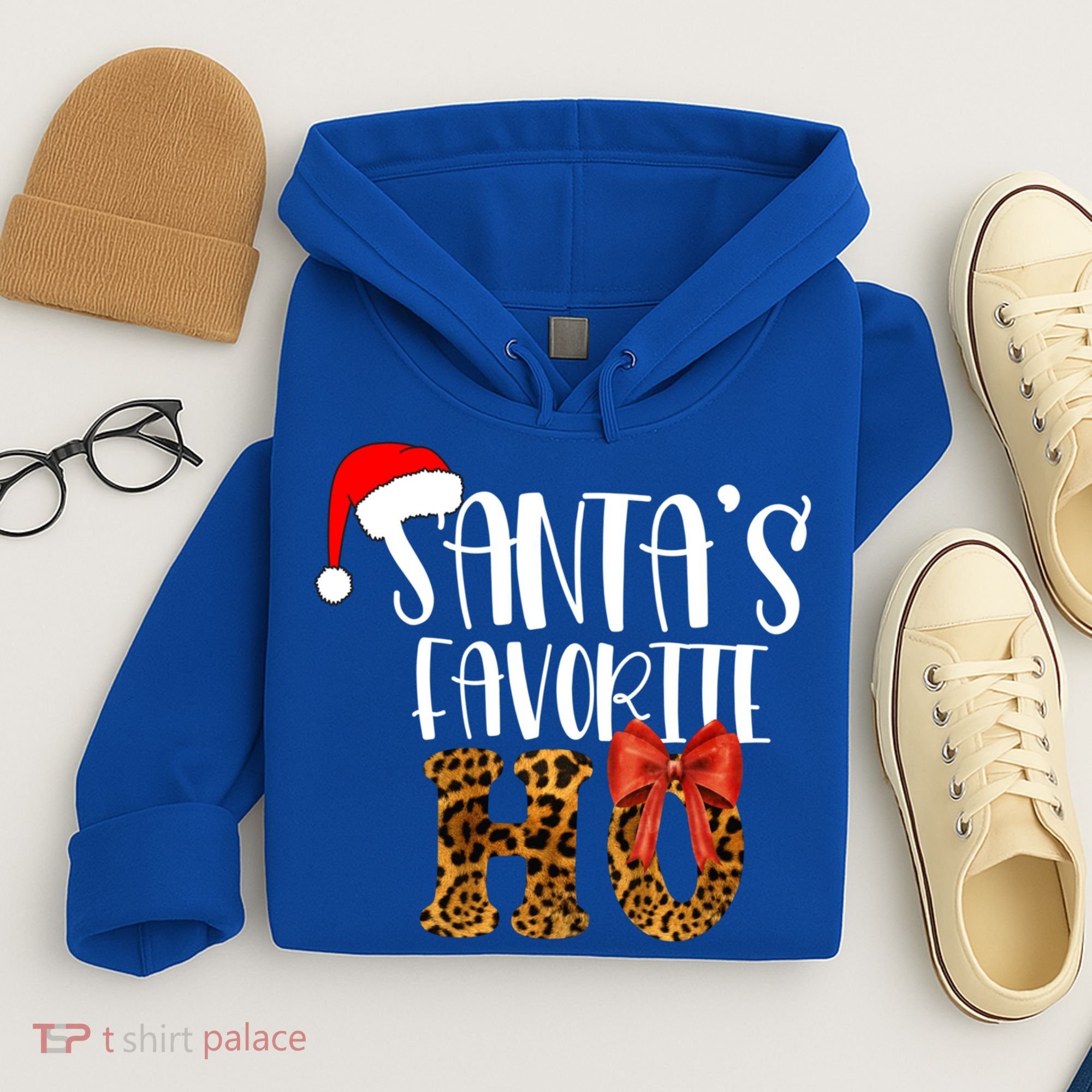 Cute Cheetah SantaS Favorite Ho Christmas S Gift Hoodie