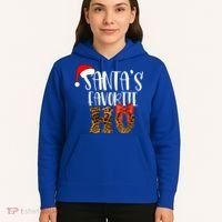 Cute Cheetah SantaS Favorite Ho Christmas S Gift Hoodie thumb 5