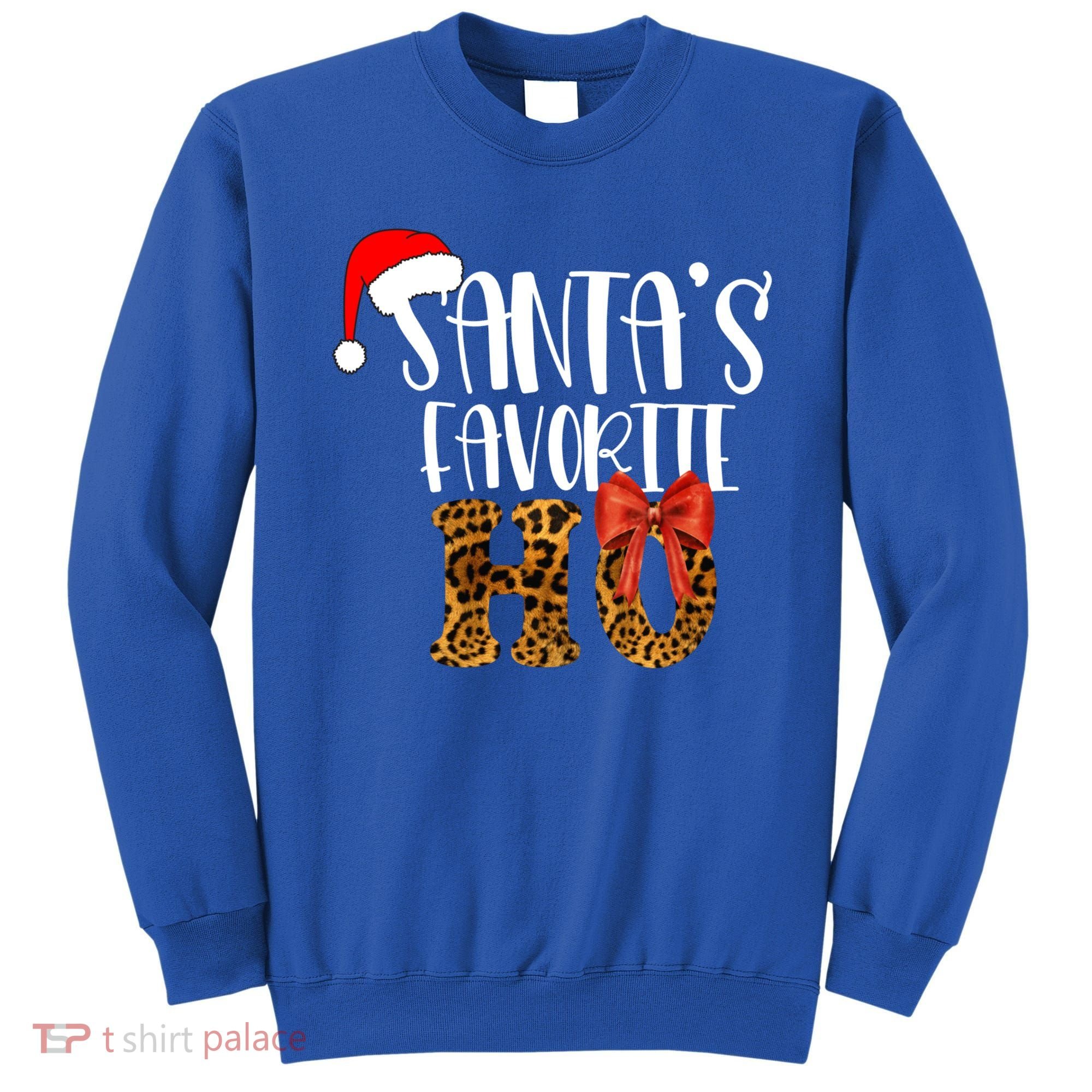 Cute Cheetah SantaS Favorite Ho Christmas S Gift Sweatshirt