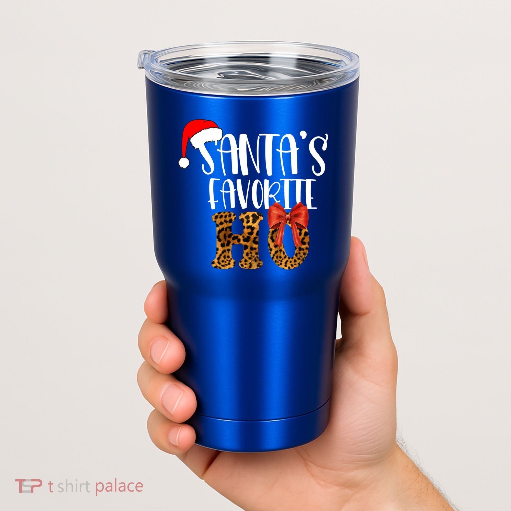 Cute Cheetah SantaS Favorite Ho Christmas S Gift Tumbler
