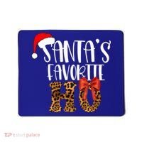 Cute Cheetah SantaS Favorite Ho Christmas S Gift Mousepad thumb 0
