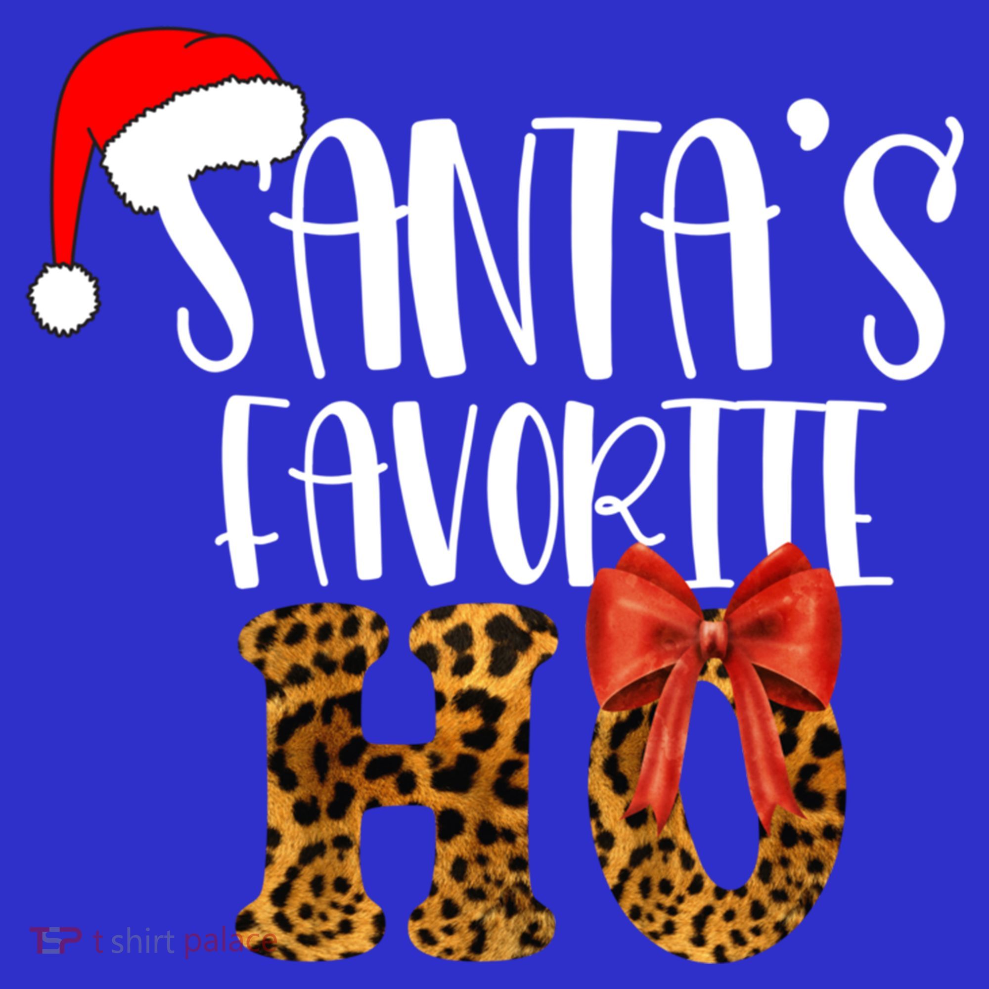 Cute Cheetah SantaS Favorite Ho Christmas S Gift Women's Tank Top