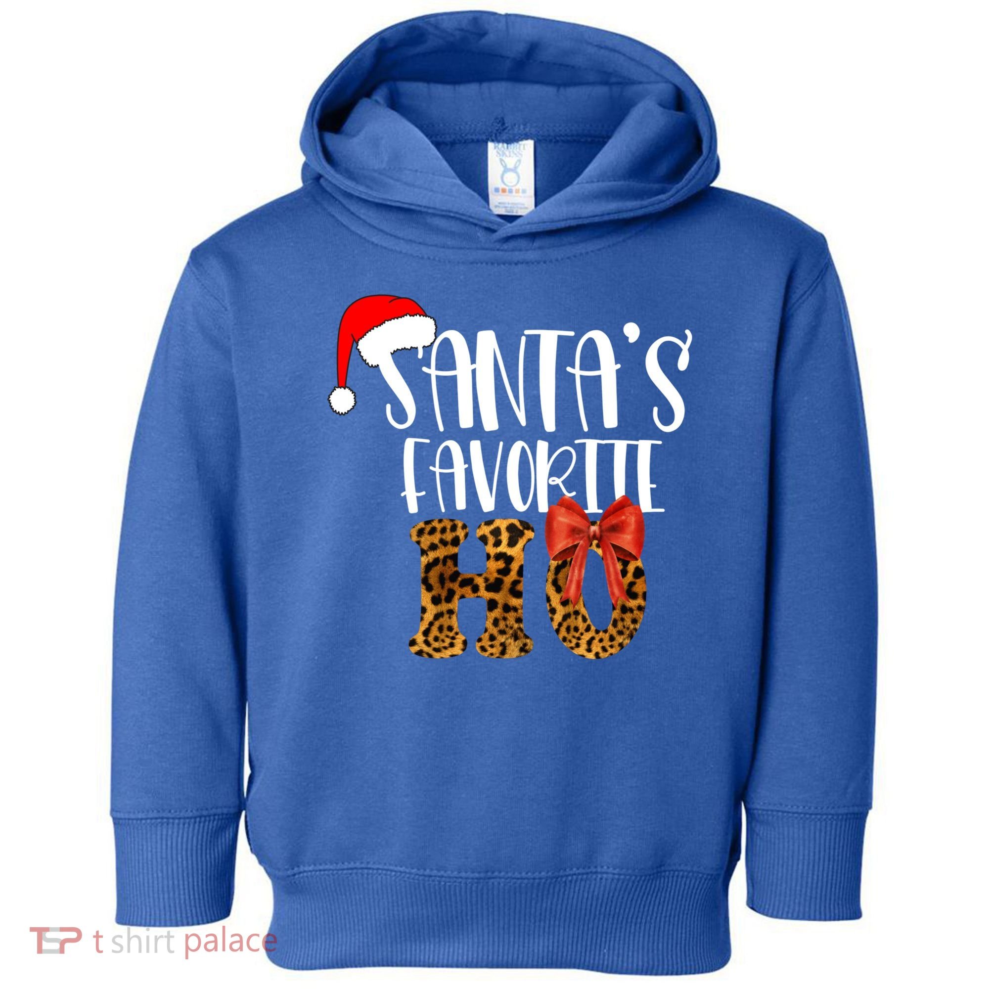Cute Cheetah SantaS Favorite Ho Christmas S Gift Toddler Hoodie