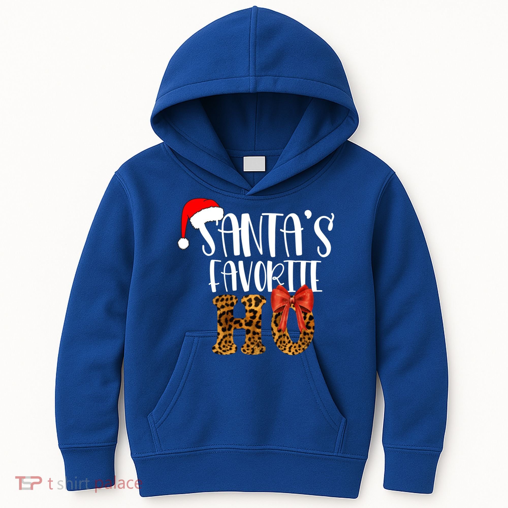 Cute Cheetah SantaS Favorite Ho Christmas S Gift Kids Hoodie