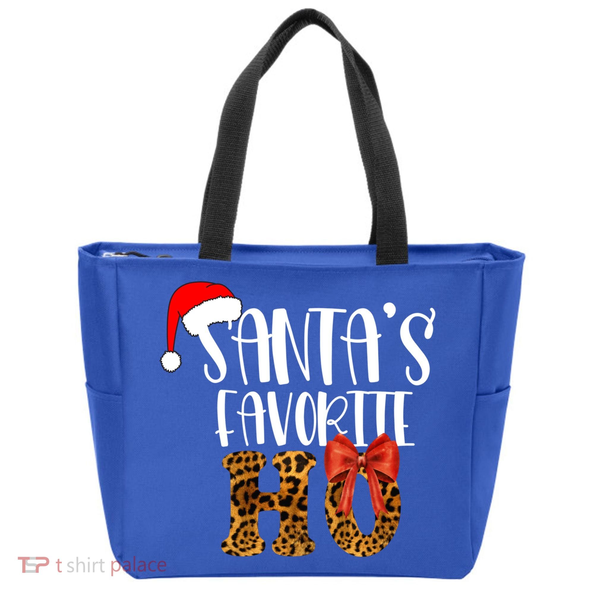 Cute Cheetah SantaS Favorite Ho Christmas S Gift Tote Bag