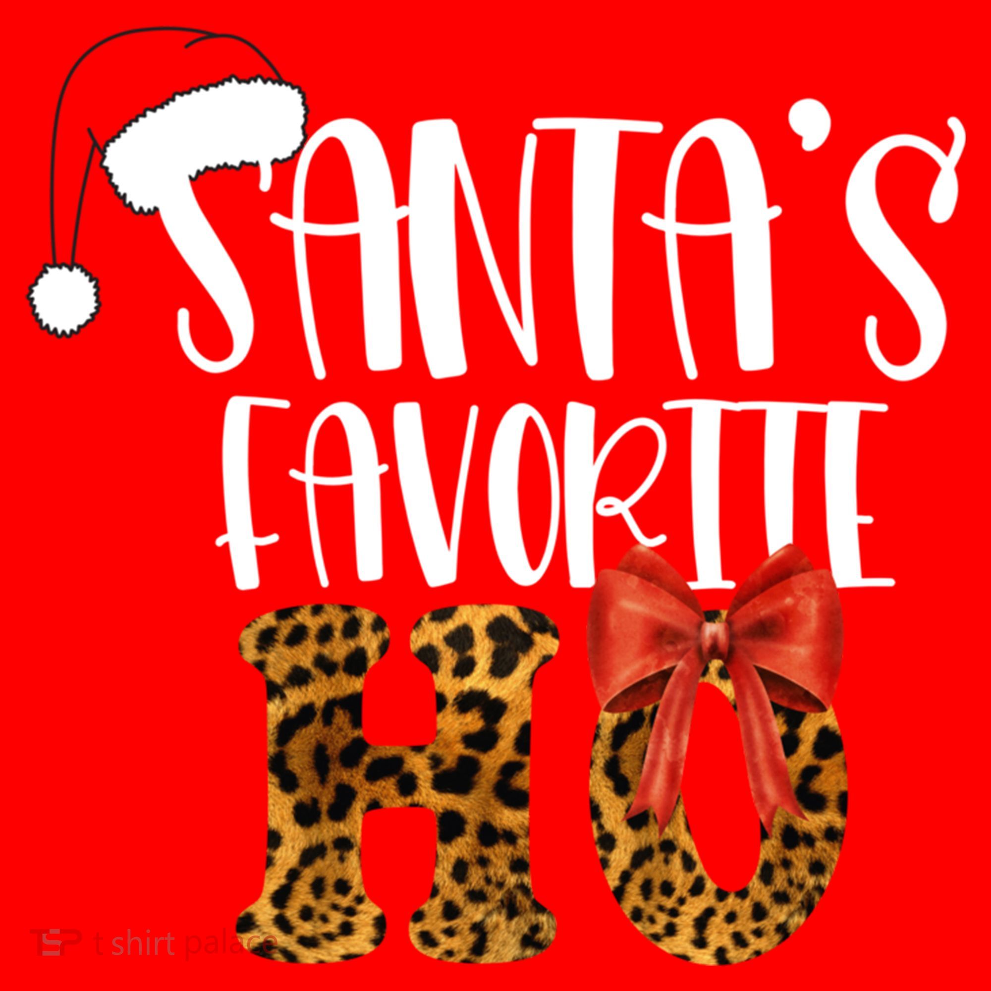 Cute Cheetah SantaS Favorite Ho Christmas S Gift Santa Hat