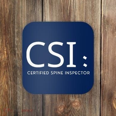 Csi Certified Spine Inspector Coaster