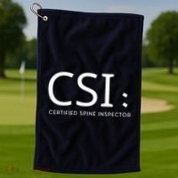 Csi Certified Spine Inspector Golf Towel thumb 1