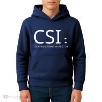 Csi Certified Spine Inspector Kids Hoodie thumb 4