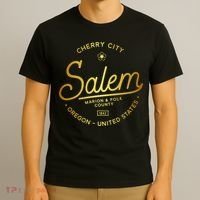 Cherry City Salem Oregon Marion & Polk County 1842 T-Shirt thumb 3