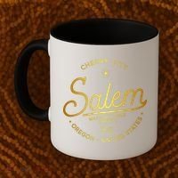 Cherry City Salem Oregon Marion & Polk County 1842 Coffee Mug thumb 2