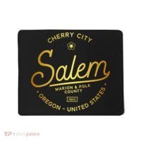 Cherry City Salem Oregon Marion & Polk County 1842 Mousepad thumb 0