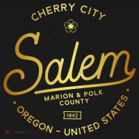 Cherry City Salem Oregon Marion & Polk County 1842 Visor thumb 3