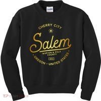 Cherry City Salem Oregon Marion & Polk County 1842 Kids Sweatshirt thumb 0