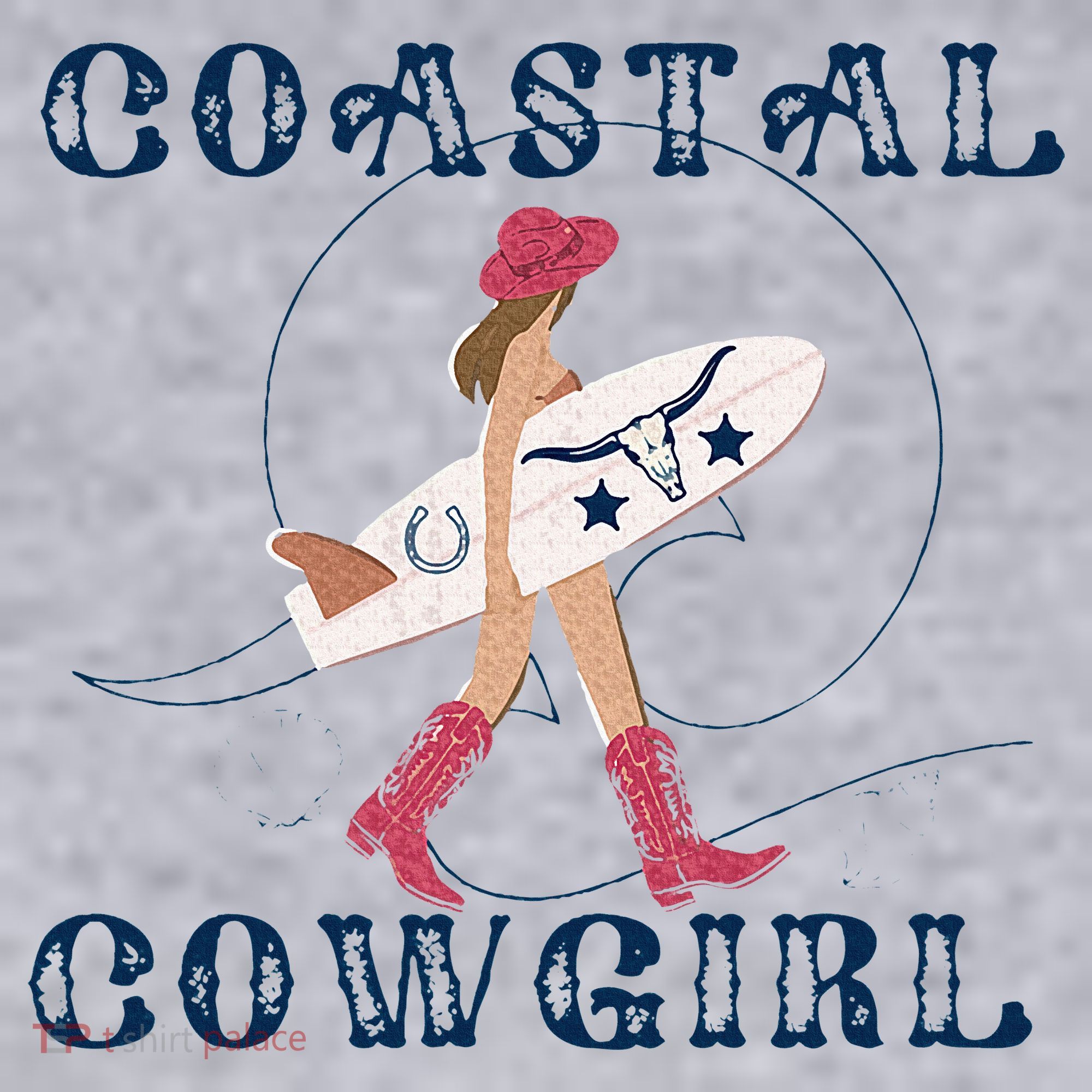 Coastal Cowgirl Surf Beach Women's Sweatshirt