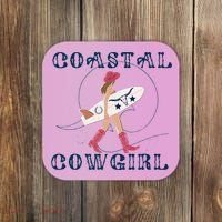 Coastal Cowgirl Surf Beach Coaster thumb 0