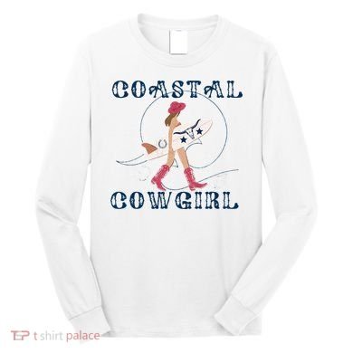 Coastal Cowgirl Surf Beach Long Sleeve Shirt