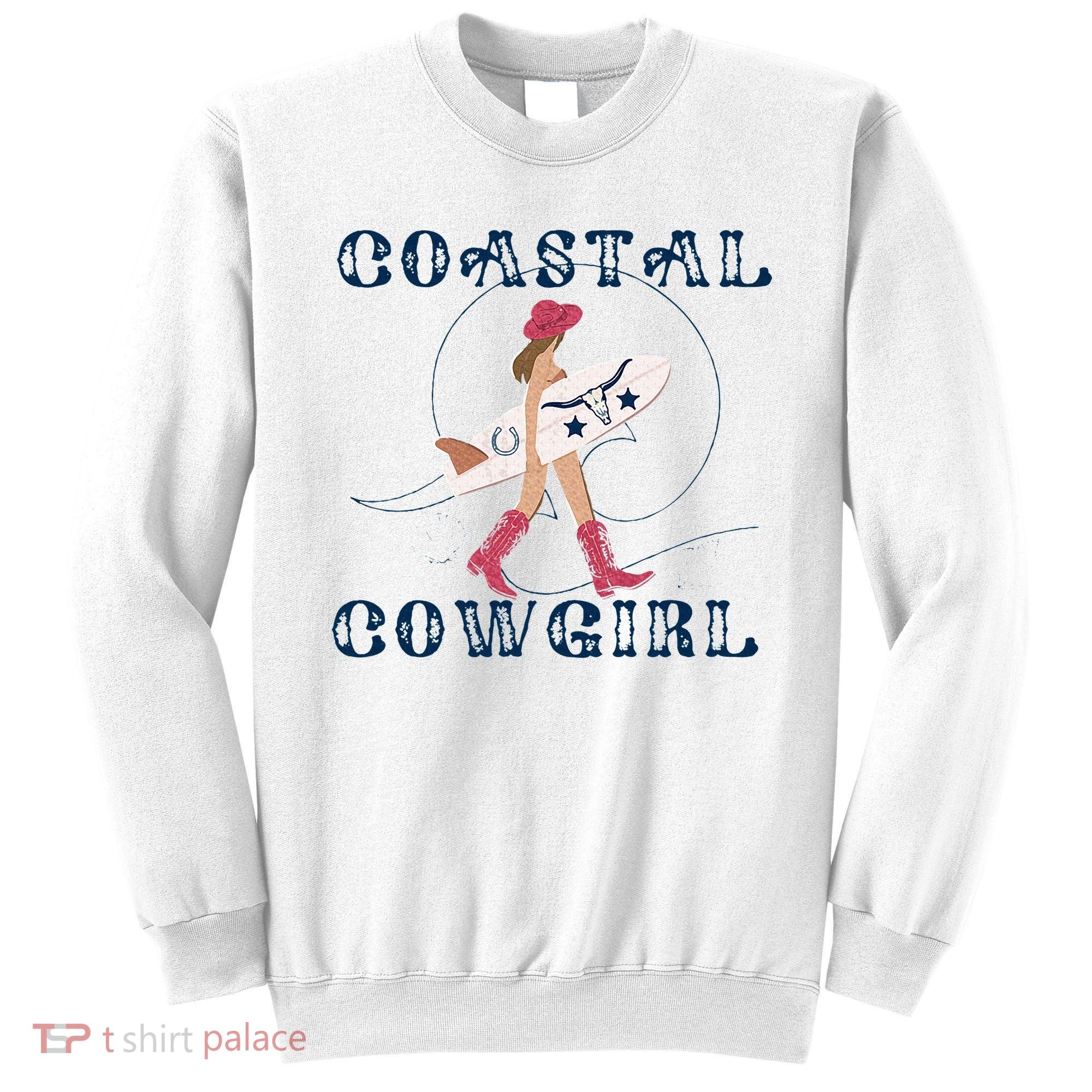 Coastal Cowgirl Surf Beach Sweatshirt