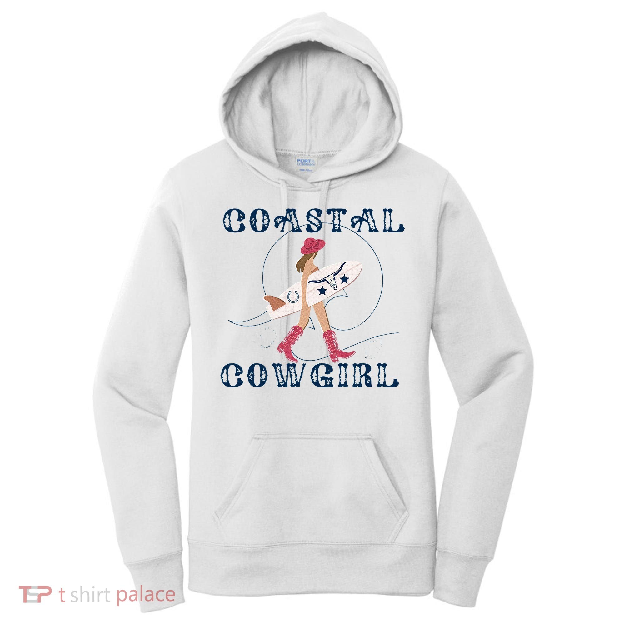 Coastal Cowgirl Surf Beach Women's Hoodie