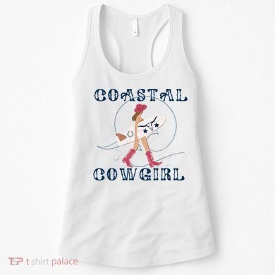 Coastal Cowgirl Surf Beach Women's Tank Top
