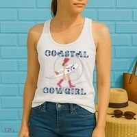 Coastal Cowgirl Surf Beach Women's Tank Top thumb 2