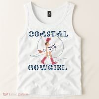 Coastal Cowgirl Surf Beach Tank Top thumb 2
