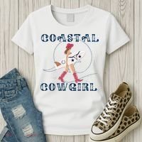 Coastal Cowgirl Surf Beach Women's T-Shirt thumb 3