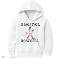 Coastal Cowgirl Surf Beach Kids Hoodie thumb 0