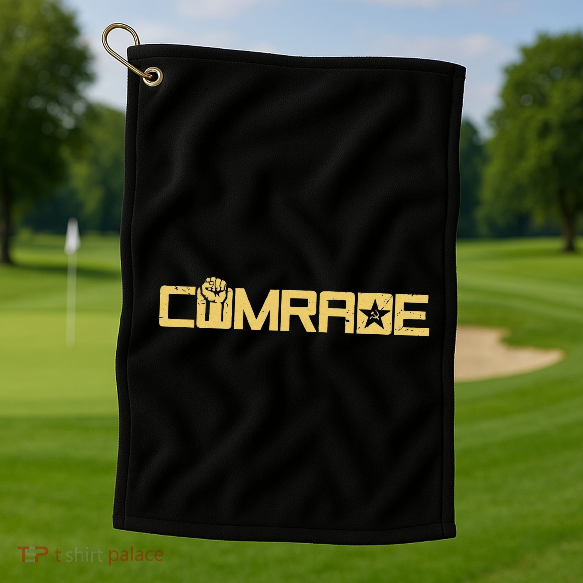 Comrade Communist Socialist Workers Communism Golf Towel