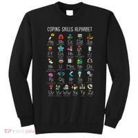 Counselor Coping Skills Alphabet Mental Health Awareness Sweatshirt thumb 0