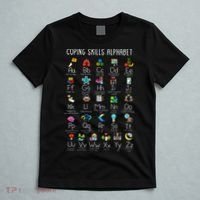 Counselor Coping Skills Alphabet Mental Health Awareness T-Shirt thumb 5