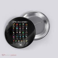 Counselor Coping Skills Alphabet Mental Health Awareness Button thumb 0
