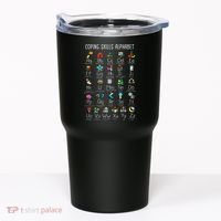 Counselor Coping Skills Alphabet Mental Health Awareness Tumbler thumb 0