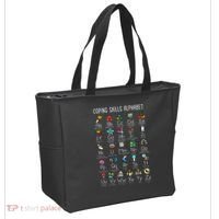 Counselor Coping Skills Alphabet Mental Health Awareness Tote Bag thumb 2