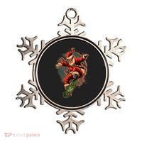 Cool Christmas Skateboarding Santa Claus Ornament thumb 0