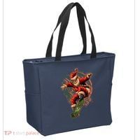 Cool Christmas Skateboarding Santa Claus Tote Bag thumb 2