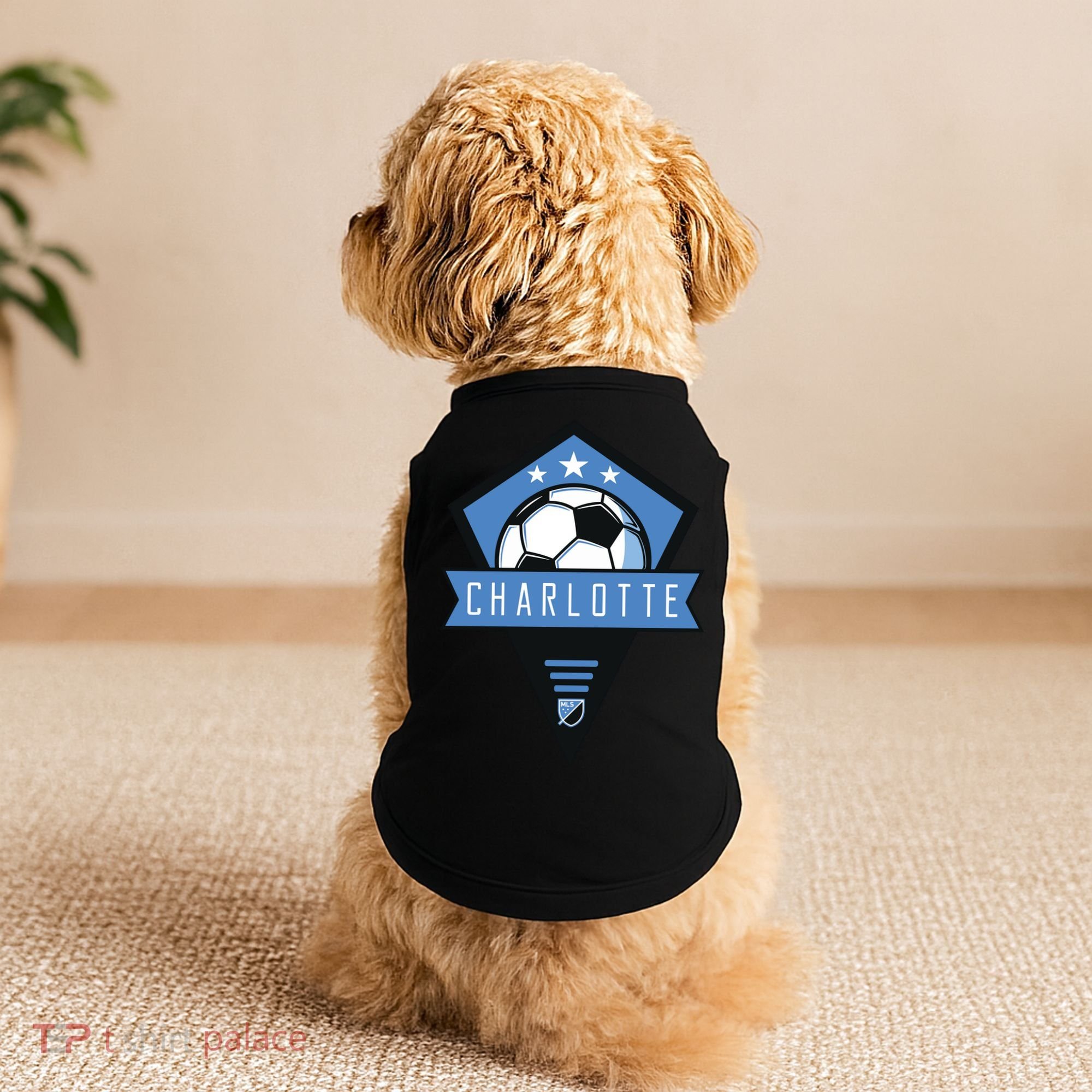 Cool Charlotte Soccer Jersey Doggie Tank