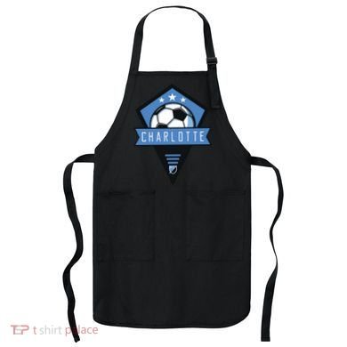 Cool Charlotte Soccer Jersey Apron