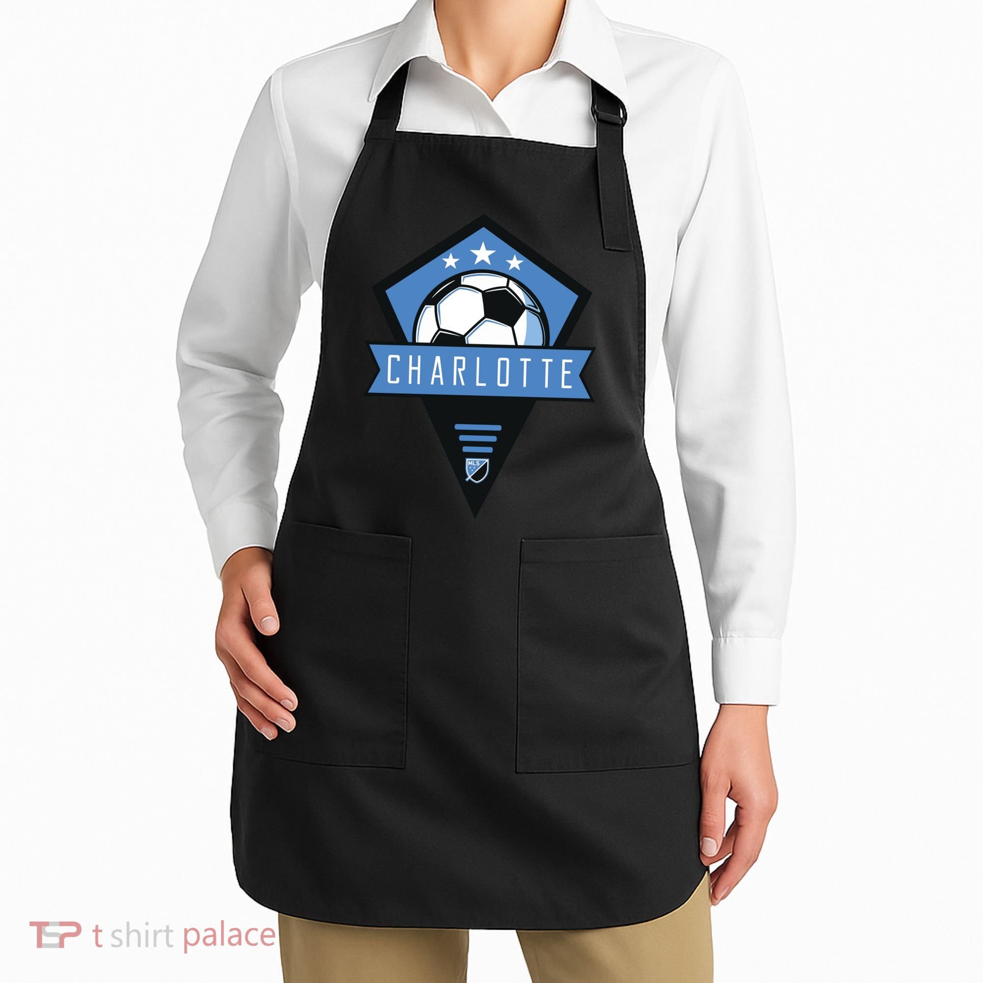 Cool Charlotte Soccer Jersey Apron