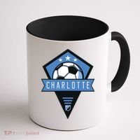 Cool Charlotte Soccer Jersey Coffee Mug thumb 1