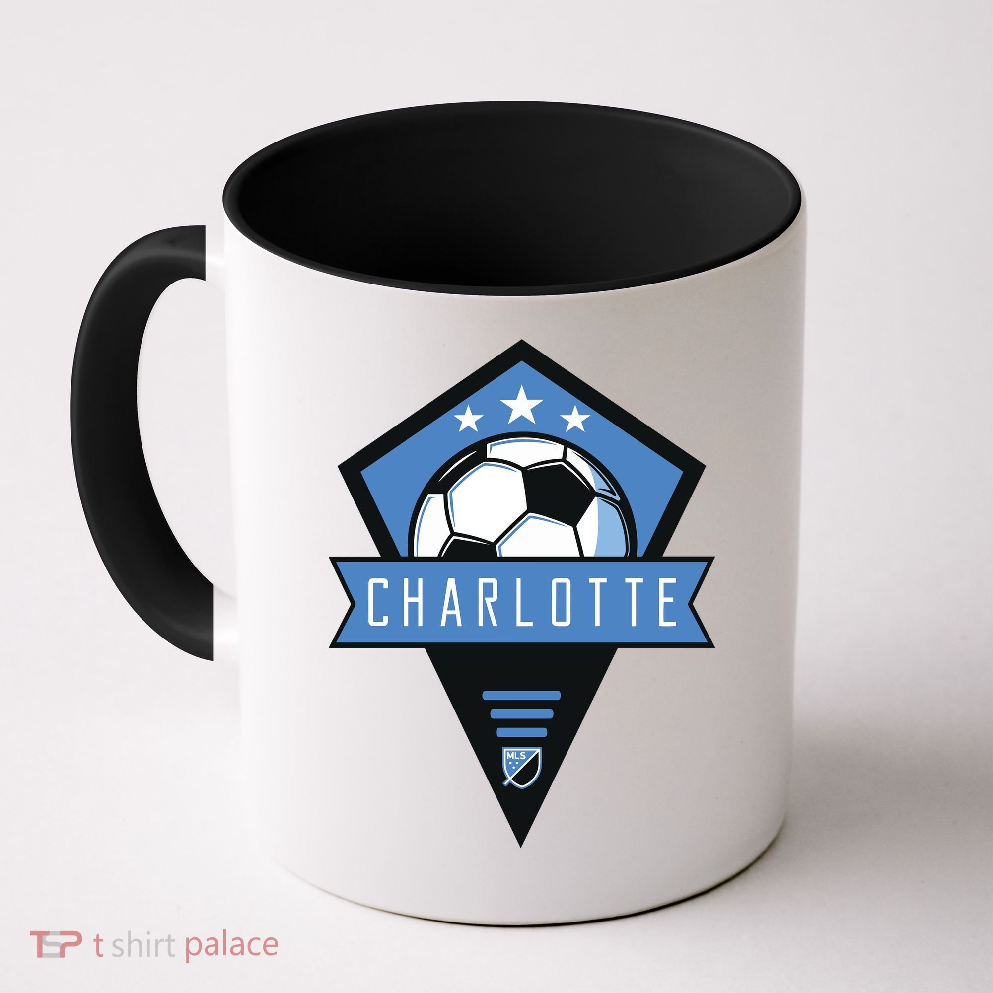 Cool Charlotte Soccer Jersey Coffee Mug