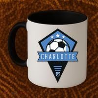 Cool Charlotte Soccer Jersey Coffee Mug thumb 2