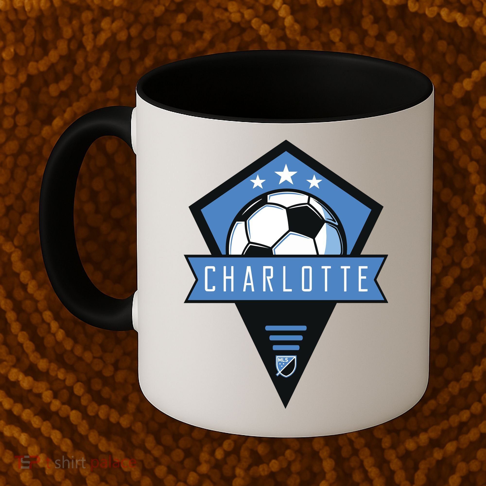 Cool Charlotte Soccer Jersey Coffee Mug